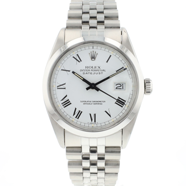 Rolex - Datejust 36 Steel Jubilee White Buckley Dial