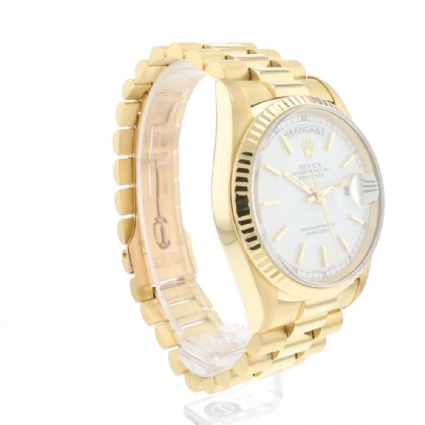 Day-Date 36 Yellow Gold White Dial