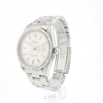 Date 34MM Steel Oyster Silver Dial