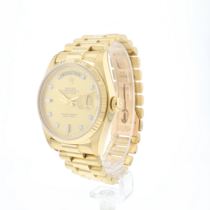 Day-Date 36 President Yellow Gold Champagne Dial