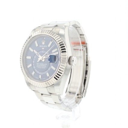 Sky-Dweller Steel Oyster Fluted Blue Dial NEW IN STICKERS