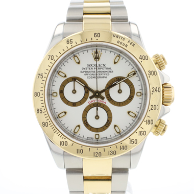 Rolex - Daytona Steel Gold White Dial