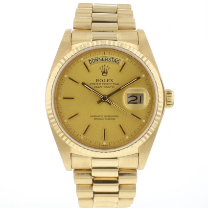 Day-Date 36 President Yellow Gold Champagne Dial