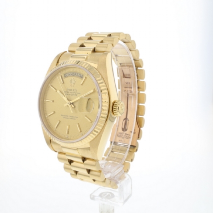 Day-Date 36 President Yellow Gold Champagne Dial