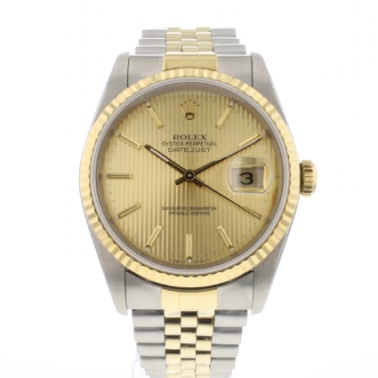 Datejust 36 Steel Gold Trapestry Dial