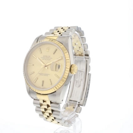 Datejust 36 Steel Gold Trapestry Dial