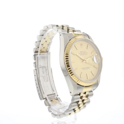 Datejust 36 Steel Gold Trapestry Dial
