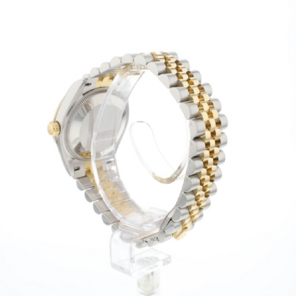 Datejust 31 Steel Gold Jubilee Fluted Green Diamond Flower Dial