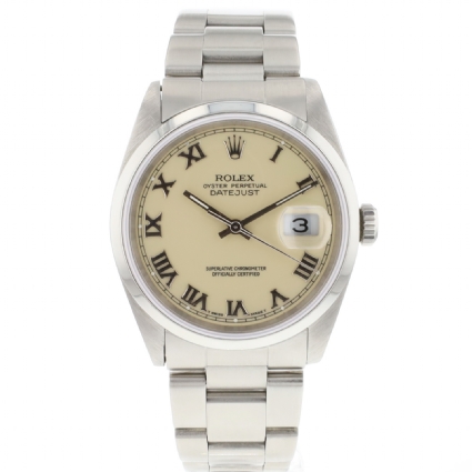 Datejust 36 Creme Roman Dial