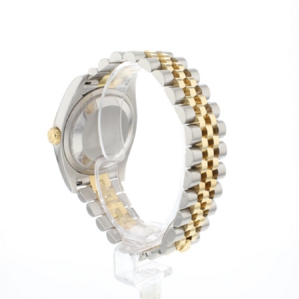 Datejust 36 Steel Gold Jubilee Fluted Champagne Diamond Dial