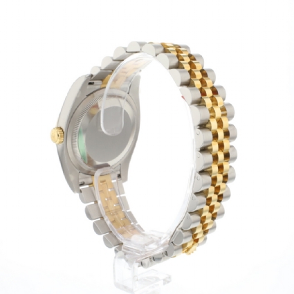 Datejust 36 Steel Gold Jubilee Fluted White Dial NEW