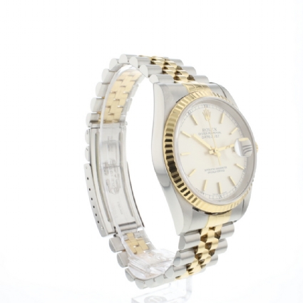 Datejust 36 Steel Gold Jubilee Silver Dial