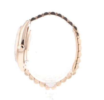 Day-Date 40mm Everose Gold Chocolate Baguette Diamond Dial