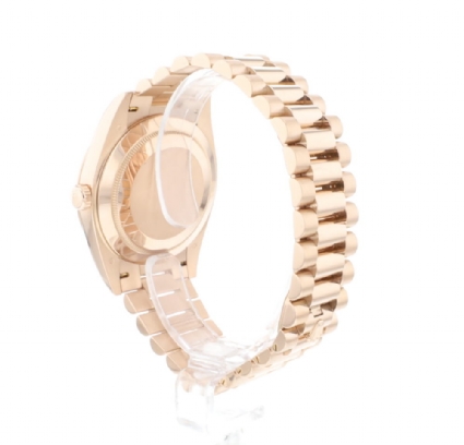 Day-Date 40mm Everose Gold Chocolate Baguette Diamond Dial