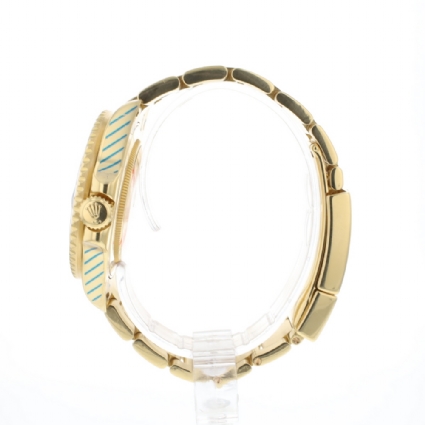 GMT-Master II Yellow Gold Green Dial Service '23