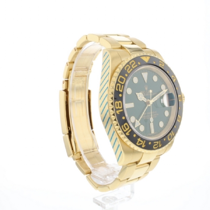 GMT-Master II Yellow Gold Green Dial Service '23