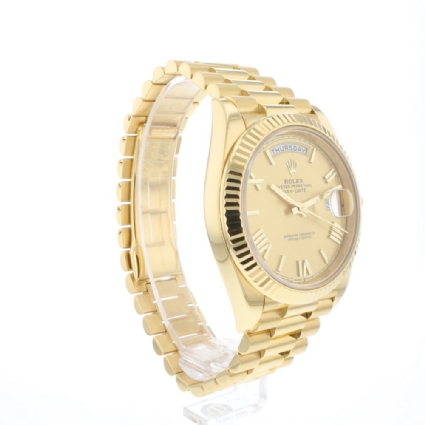 Day-Date 40 Yellow Gold Champgane Roman Dial
