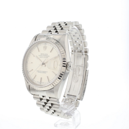 Datejust 36 Jubilee Fluted Silver Dial