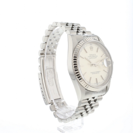 Datejust 36 Jubilee Fluted Silver Dial