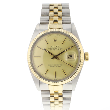 Rolex - Datejust 36 Jubilee Gold/Steel Champagne Dial