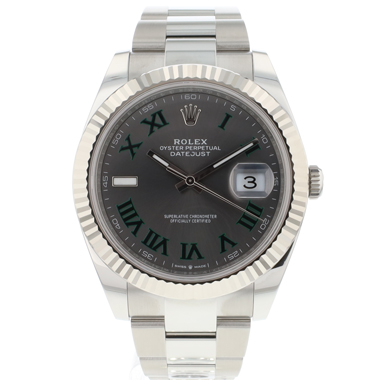 Rolex - Datejust 41 Oyster Fluted Wimbledon NEW 2025