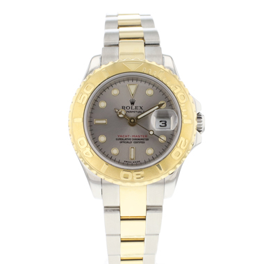 Rolex - Yacht-Master Lady 29 Steel Gold Oyster Grey Dial