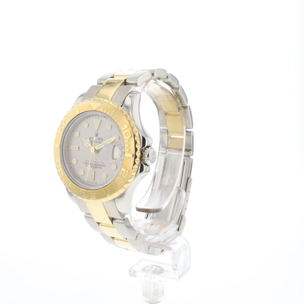 Yacht-Master Lady 29 Steel Gold Oyster Grey Dial