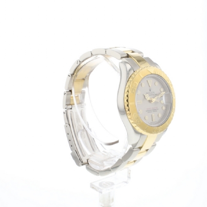Yacht-Master Lady 29 Steel Gold Oyster Grey Dial