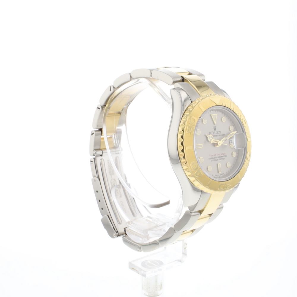 Yacht-Master Lady 29 Steel Gold Oyster Grey Dial