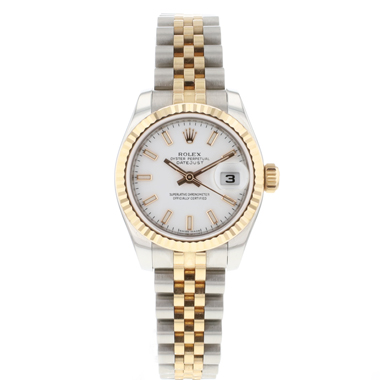 Rolex - Lady-Datejust 26 Steel/Everose Jubilee White Dial