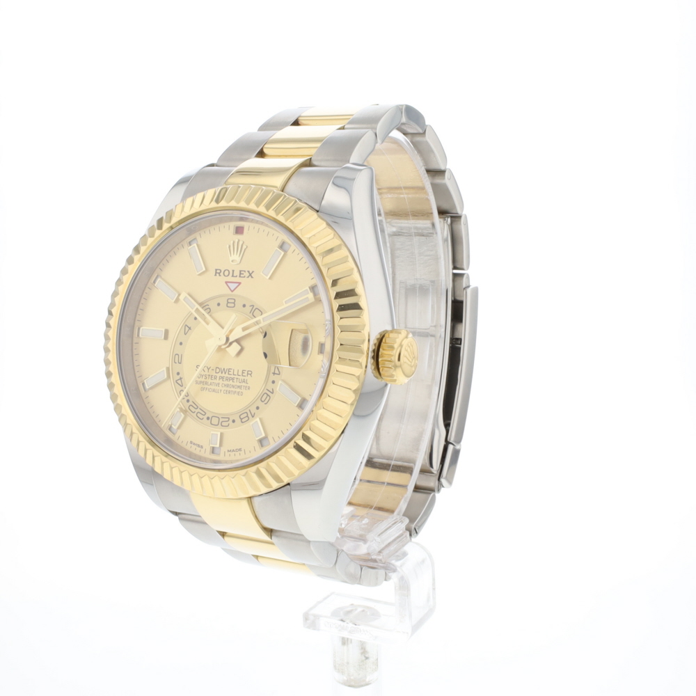 Sky-Dweller Steel Gold Oyster Champagne Dial