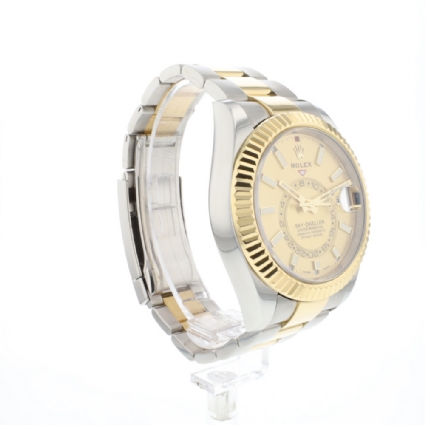 Sky-Dweller Steel Gold Oyster Champagne Dial