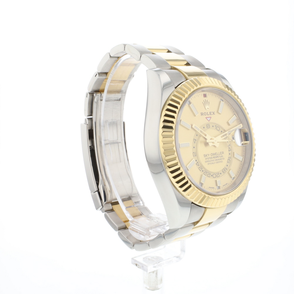 Sky-Dweller Steel Gold Oyster Champagne Dial