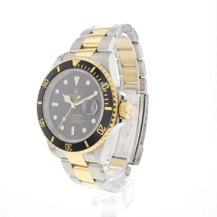 Submariner Date Steel Gold Black Dial