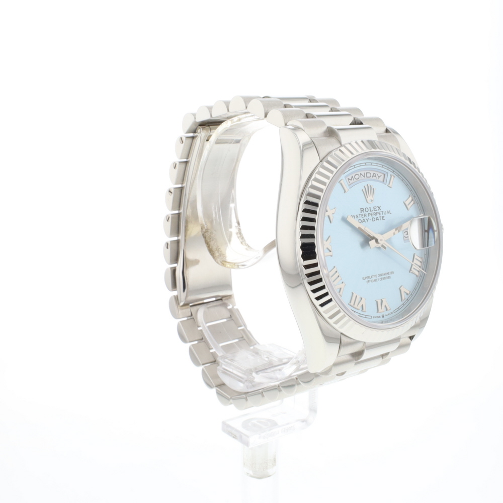 Day-Date 36 Platina Ice-Blue Roman Dial