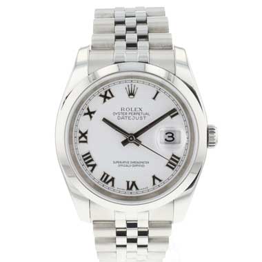 Rolex - Datejust 36 Jubilee Silver Roman Dial
