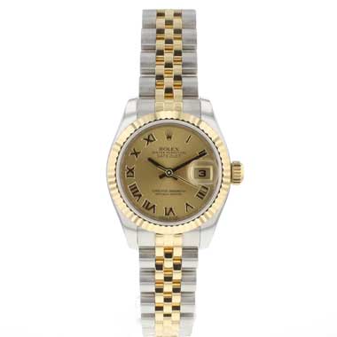 Rolex - Lady-Datejust 26 Jubilee Steel/Gold Roman Dial