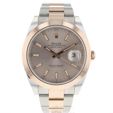 Rolex - Datejust 41 Steel Everosegold Sundust Dial