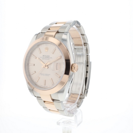 Datejust 41 Steel Everosegold Sundust Dial
