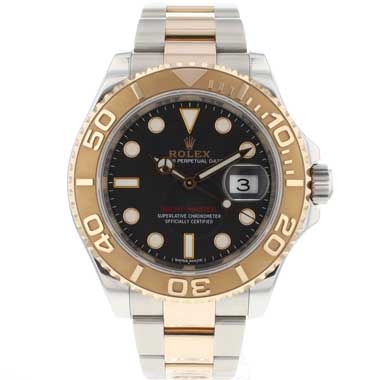 Rolex - Yacht-Master 40 Steel Everose Gold Black Dial