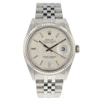 Rolex - Datejust 36 Jubilee Silver Linen Dial