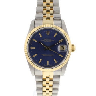 Rolex - Datejust 31 Steel Gold Jubilee Blue Dial