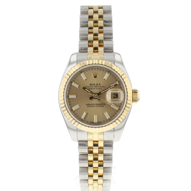 Rolex - Datejust 26 Jubilee Steel/Gold Champagne Dial