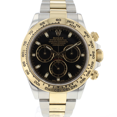 Rolex - Daytona Gold/Steel Black Dial 116503