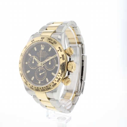Daytona Gold/Steel Black Dial 116503