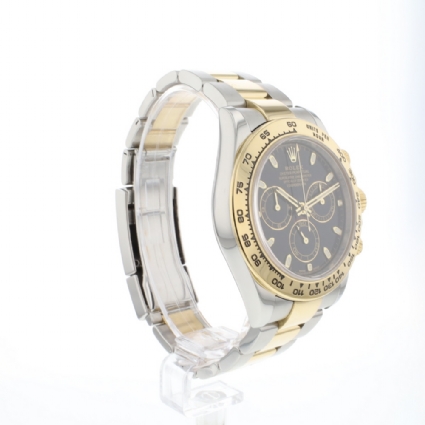 Daytona Gold/Steel Black Dial 116503