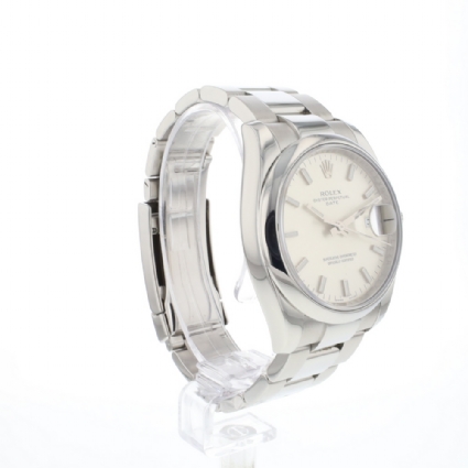 Oyster Perpetual Date 34 Silver Dial