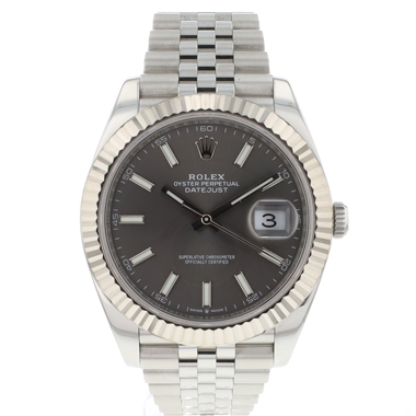 Rolex - Datejust 41 Jubilee Rhodium Dial