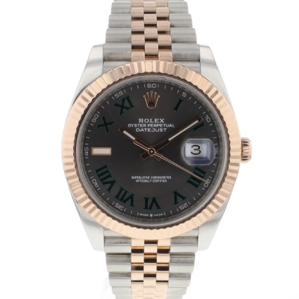 Datejust 41 Steel Everose Gold Wimbledon