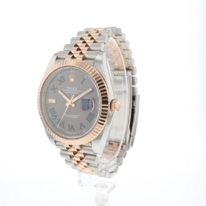 Datejust 41 Steel Everose Gold Wimbledon